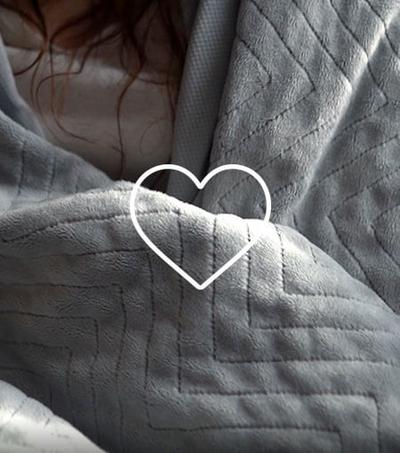 weighted blanket grey